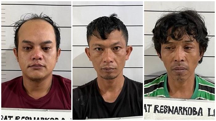 Lagi Santai di Rumah, 3 Pengedar Narkoba di Lahat Kaget Ditangkap Polisi, 3 Kg Ganja Jadi Bukti