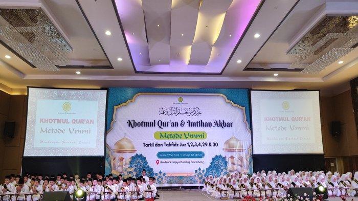 135 Anak Ikuti Khotimul Quran dan Imtihan Akbar, Ketua UMMI Palembang : Ini Bentuk Rasa Syukur