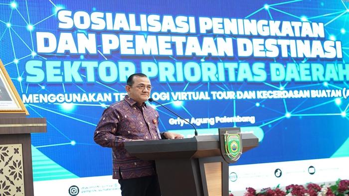Sekda Sumsel, Edward Chandra Dorong Transformasi Digital Pariwisata Lewat Virtual Tour dan AI