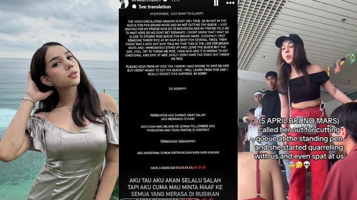 Selebgram Una Dembler Minta Maaf Usai Ludahi Penonton Konser di Singapura, Bantah Serobot Antrean