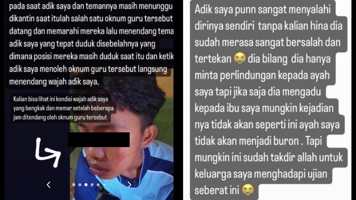 Orangtua Murid Ketapel Mata Guru Zaharman, Anak Pelaku Angkat Bicara, Kondisinya Kini Tertekan