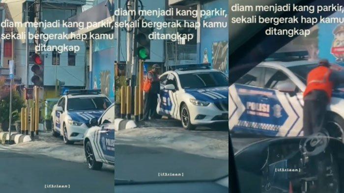 Sosok Pak Diman Tukang Parkir Cilacap Diduga Intel Usai Keluar dari Mobil Patwal, Polisi Bantah