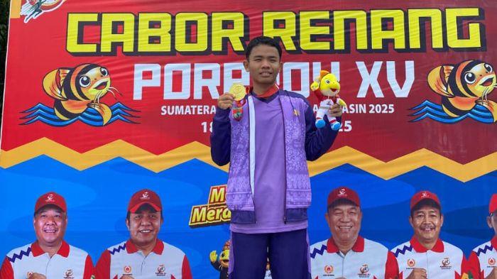 Sosok Reski Erik Saputra, Peraih Medali Emas Musi Rawas di Cabor Renang Porprov Sumsel 2025
