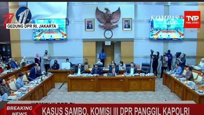 Misteri Suara 'Sayang' saat Rapat Kapolri dan DPR RI Kasus Brigadir J, Bambang PAcul : Buat Berdebar