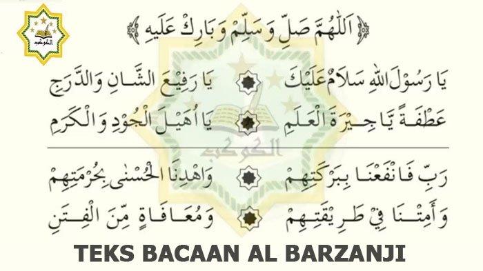 Teks Bacaan Al Barzanji Lengkap Arab Latin dan Terjemahan Indonesia, Tersedia Link PDF