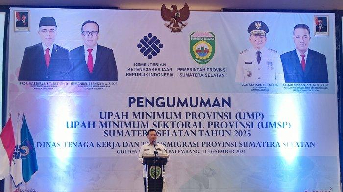 BREAKING NEWS : UMP Sumsel 2025 Resmi Diumumkan Naik, Diklaim Lebih Tinggi dari Rata-rata Nasional