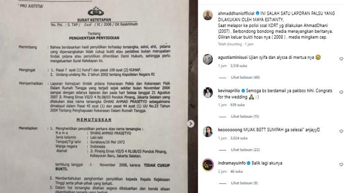 Unggahan terbaru Ahmad Dhaani setelah aktif kini kembali menyerang sang mantan istri, Maia