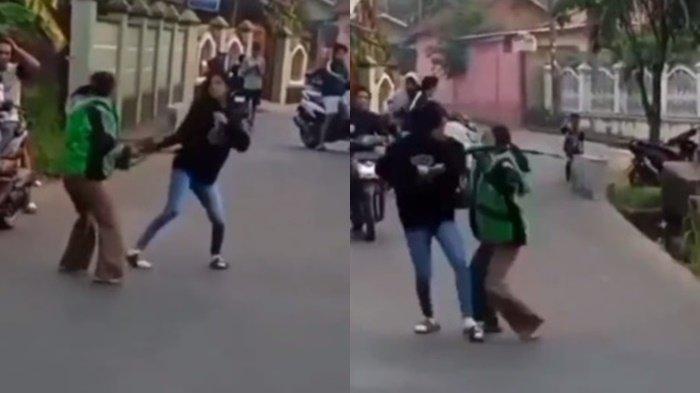 Viral Part 2 'Lajulah Enjel', Remaja Wanita Duel Pakai Sajam di