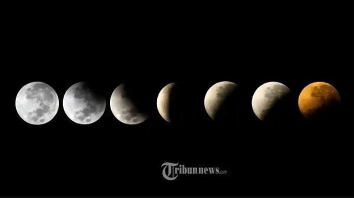 ILUSTRASI GERHANA BULAN - Waktu Berlangsung Gerhana Bulan Total 3 Maret 2026 dan Durasinya
