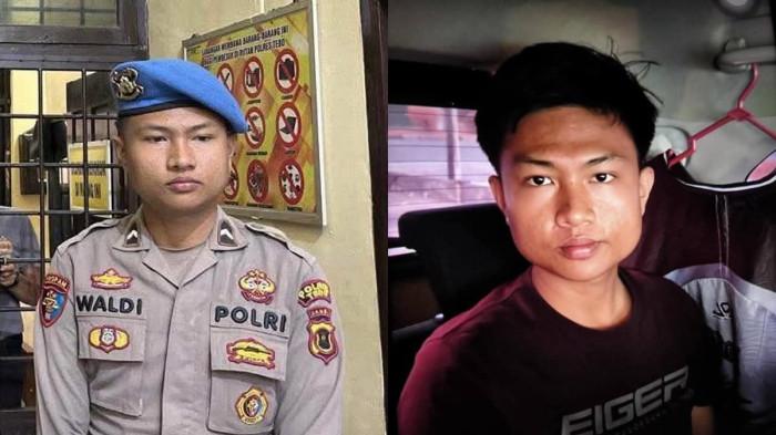 Inilah Tampang Waldi Oknum Polisi Bunuh Erni Dosen di Bungo Jambi, Sempat Nyamar Pakai Wig Gondrong