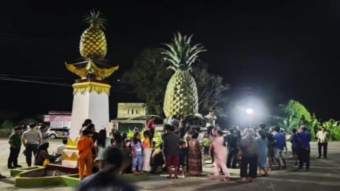 Warga Prabumulih Tolak Tugu Nanas Lama Dirobohkan, Singgung Histori & Nilai Tugu Baru Terlalu Kecil