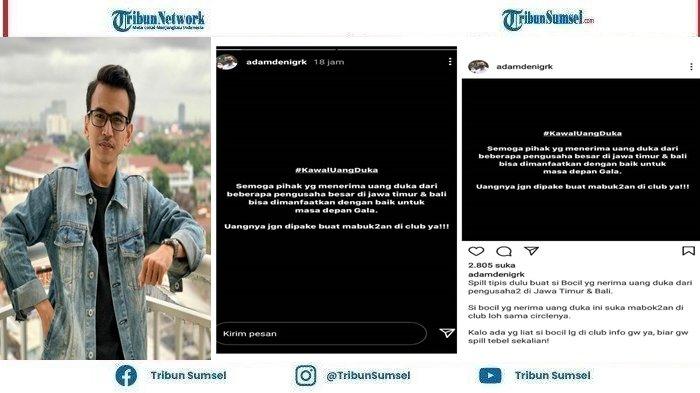 Adam Deni Buat Hastag Kawal Uang Duka Gala, Sindir Fuji? 'Uangnya Jangan Dipake Mabuk ke Club'