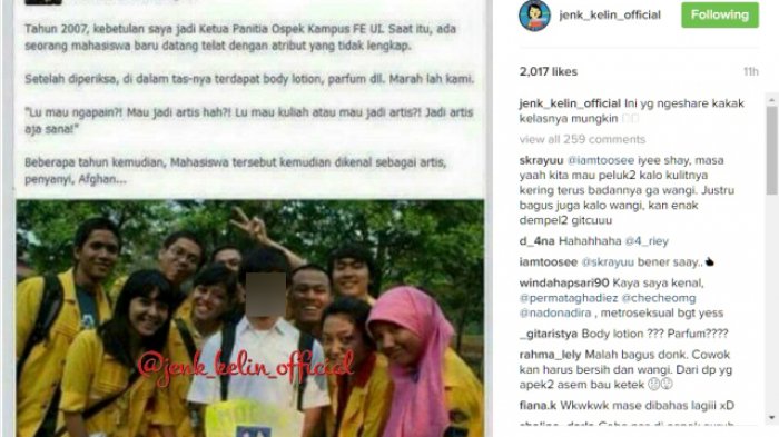 Dulu Cowok Culun Ini Dikerjai Kakak Tingkatnya dan Disuruh Jadi Artis, Ini yang Terjadi Sesudahnya