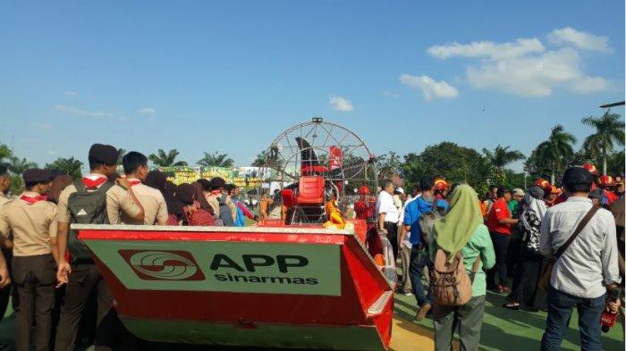 Melihat Airboat APP Sinas Mas Pencegah Karhutla, Bisa Dipakai di Darat dan Air, Efektif di Rawa