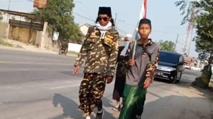 Anggota Banser Muratara Jalan Kaki 17 Hari ke Jakarta, Ternyata Bayar Nazar Jokowi-Amin Menang