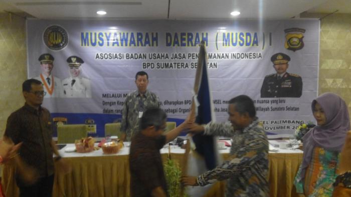 Novemberiono Pimpin Asosiasi Jasa Pengamanan Indonesia Sumsel