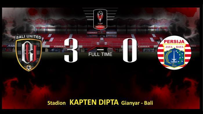 Bali United Hajar Persija 3-0