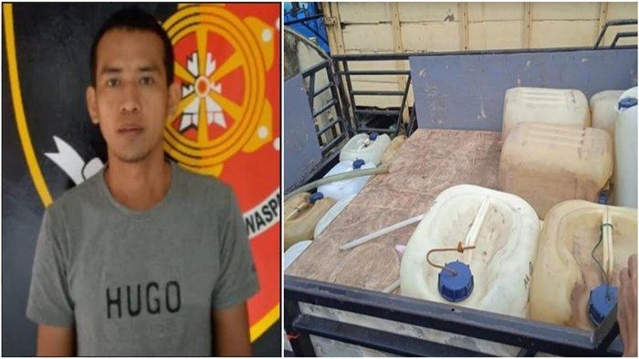 Bawa 30 Jeriken Isi 1 Ton Solar Pakai Pickup, Pria di Musi Rawas Ditangkap Polisi