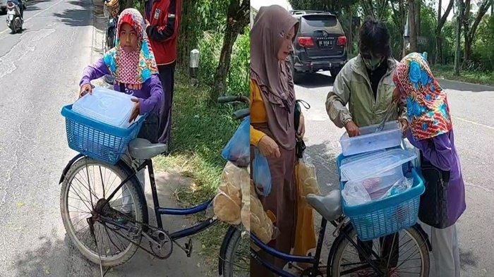 Kisah Dibalik Bocah 10 Tahun di OKU Timur Jualan Kue Keliling Pakai Sepeda