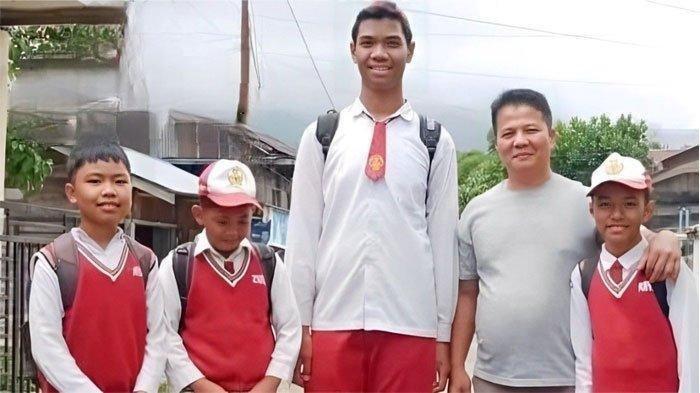 Sosok Sagil, Bocah SD di Jambi yang Punya Tinggi Badan 2 Meter, Kesulitan Cari Pakaian Ukuran XXXXL