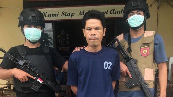 Bustari Buronan Kasus Pembunuhan Sadis di Desa Pulang Panggung Musirawas Ditangkap