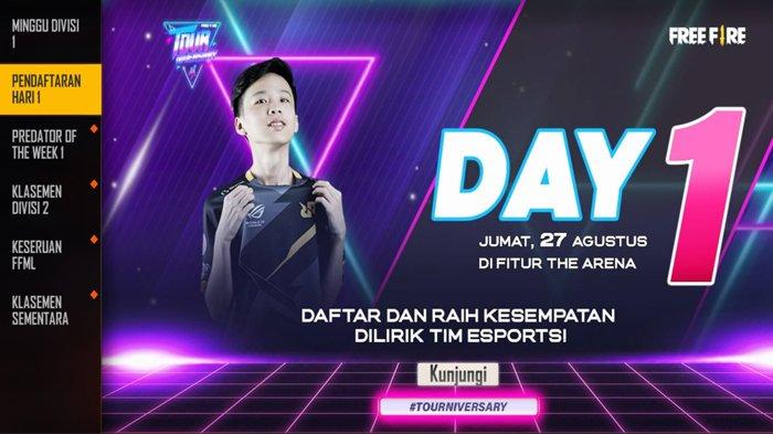 Cara Daftar Event Tourniversary Free Fire (FF), Ini Ketentuan dan Hadiah Akan Didapatkan Survivor