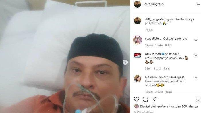 Lama Tak Terlihat, Clift Sangra Kini Terbaring di Ranjang RS, Mantan Suami Suzanna Positif Covid-19