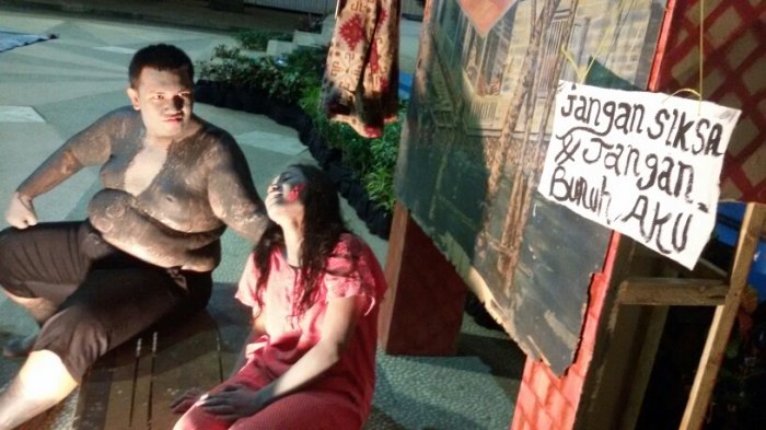 Ada Pentas Seni dan Budaya di Bawah Jembatan Ampera