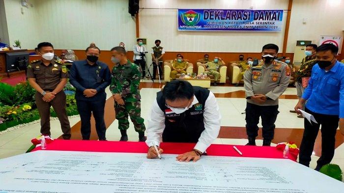 Pilkades Serentak 106 Desa di Muara Enim 2021, Ini Harapan Pj Bupati Nasrun Umar