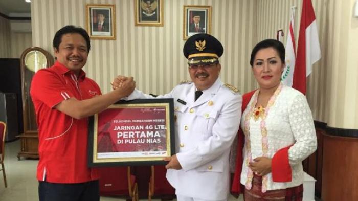 Layanan 4G LTE Telkomsel Hadir Pertama Melayani Masyarakat dan Wisatawan di Pulau Nias