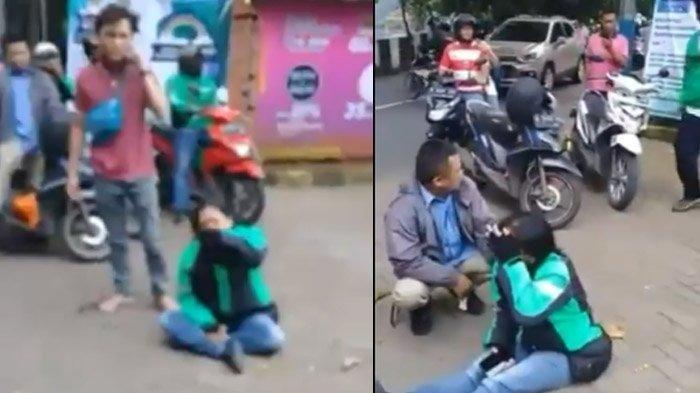 Motor Hilang saat Ambil Orderan, VIRAL VIDEO Driver Ojol Cewek Nangis Histeris di Jalan