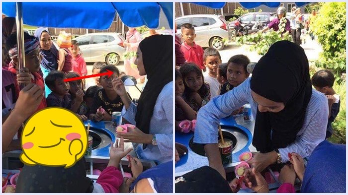 Gadis Cantik Penjual Es Krim Ini Bikin Heboh, Netizen: Adem