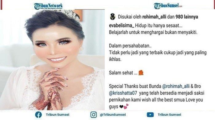 Eva Belisima Mantan Istri Kiwil Menikah Dihadiri Rohimah: Belajar Untuk Menghargai Bukan Menyakiti