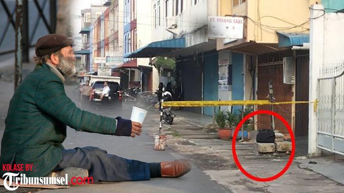 Gelandangan ini Temukan Ransel di Jalan, Saat Dibuka Dirinya Syok dan Langsung ke Kantor Polisi