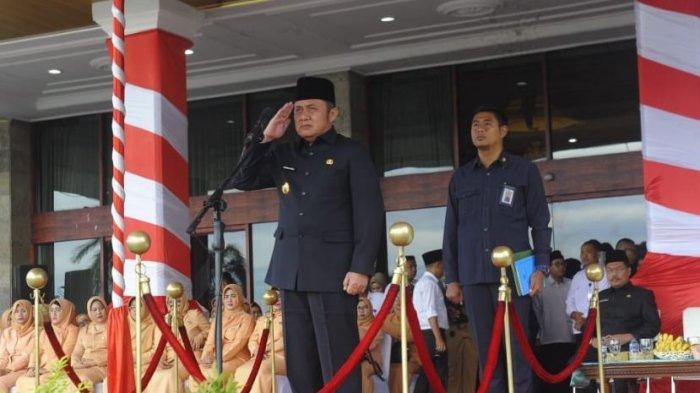 Gubernur Sumsel Herman Deru Jadi Inspektur upacara Hari Amal Bhakti Kemenag Sumsel