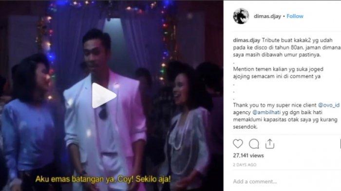 Serasa di Era 80an, Ini Lucunya Iklan OVO Karya Dimas Djayadiningrat, Bakal Viral Lagi?