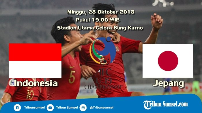 Link Live Streaming (TV Online RCTI) Piala Asia U-19 Indonesia vs Jepang, Menang Ke Piala Dunia