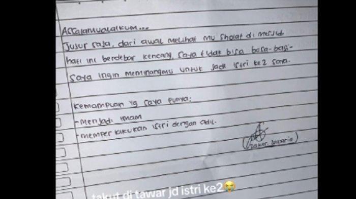 Viral Wanita Pilih Tak Mau Lagi Salat Tarawih Usai Terima Surat dari Ustaz, Isinya Tak Disangka