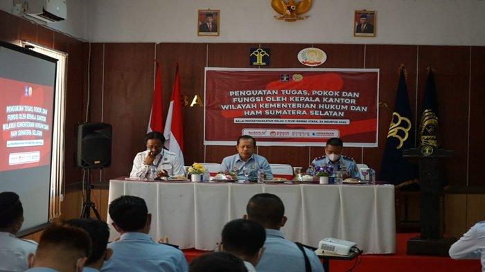 Kakanwil Kemenkumham Sumsel Kumpulkan Petugas Lapas Lubuklinggau, Ada Apa?