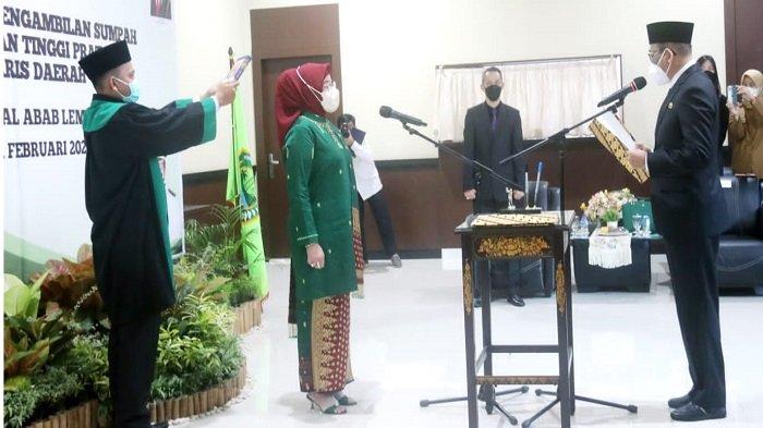Dilantik Bupati PALI, Kartika Yanti Jadi Jaksa Pertama di Indonesia Jabat Sekda
