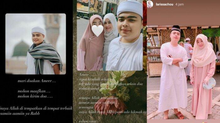 Dada Rasanya Sesek, Larissa Chou Tak Kuasa Ingat Kenangan Ameer Azzikra Bermain Dengan Yusuf