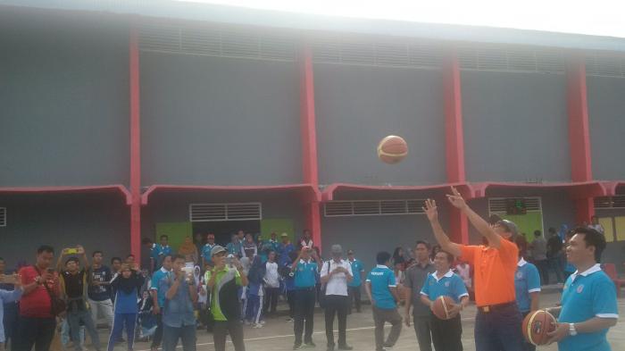 Gelar Pertandingan Basket U-18, Kabupaten PALI Cari Bibit Pemain Andal