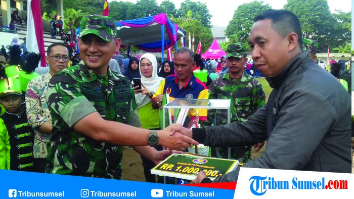 Ini Daftar Pemenang Lomba Marching Band Tingkat Sumsel Perebutkan Piala Dandim 0418 Palembang