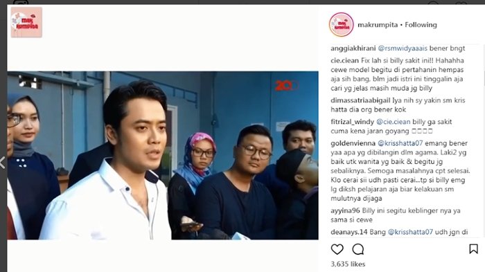 Ditding Lakukan Teror Lewat WA, Kriss Hatta Tantang Billy Lakukan ini