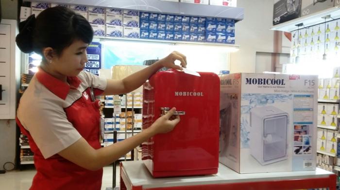Kulkas Mini Ini Bisa Untuk Menyimpan Minuman Panas dan Dingin