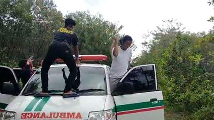 Aksi 6 Mahasiswa di Palangkaraya Joget-joget di Mobil Ambulans Berbuntut Panjang, Mengaku Iseng