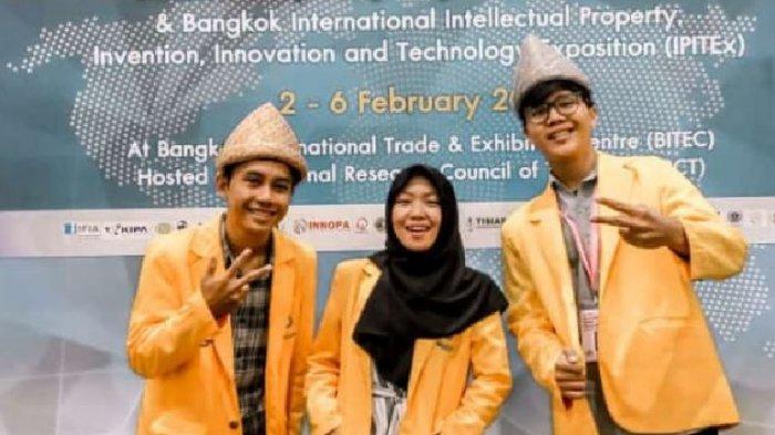 Ojek Sampah Mengantarkan 3 Mahasiswa Unsri Sabet Medali Emas di Thailand Inventor's Day 2020