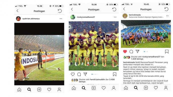 Terdegradasi, Pemain Sriwijaya FC Curhat Massal di Medsos