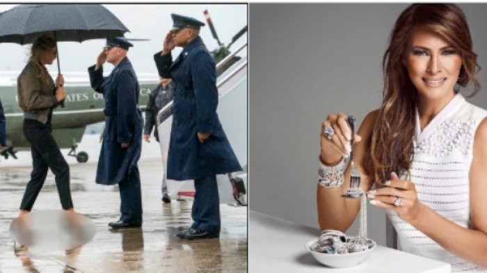 Tinjau Korban Badai Harvey Melania Trump Dianggap Tak Miliki Empati Lebih Cocok Jadi Model