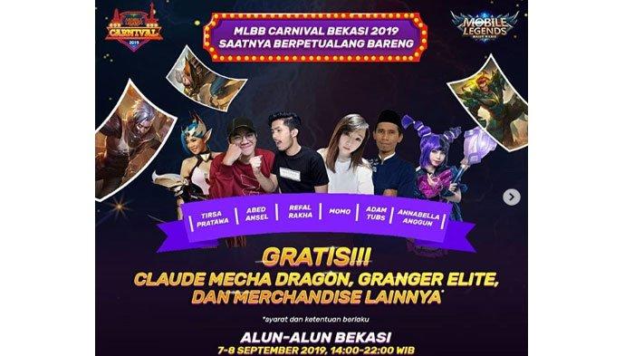 Dapatkan Skin Mobile Legends Gratis, Event Carnival MLBB 2019